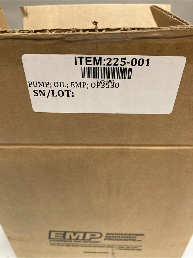 NEW EMP Dual Stage Oil Pump OP3530C-12V-EA25-B Smart Flow | U.S.A. SELLER *