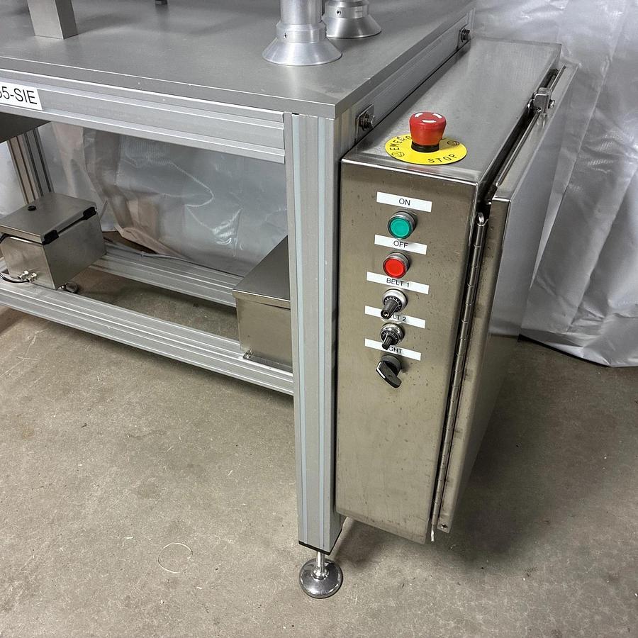 Used Pharmaceutical Syringe Inspection Station. Optima Group Pharma. SIE 2011