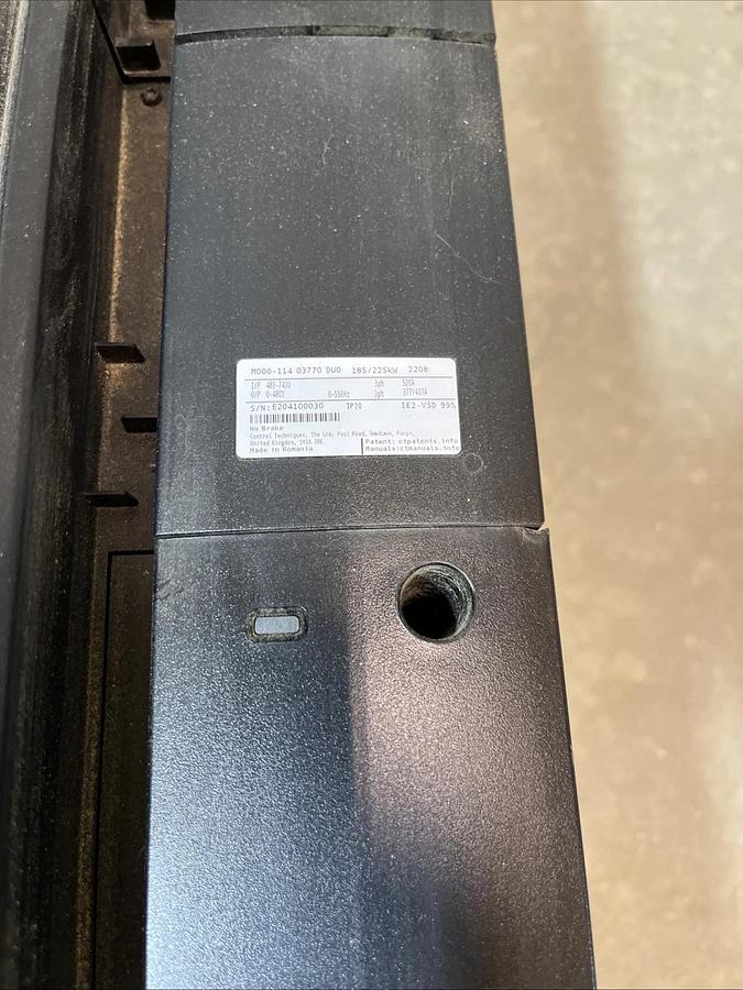 Used Nidec Control Techniques Unidrive M000-114 03770 DUO, INDUSTRIAL | U.S.A. SELLER
