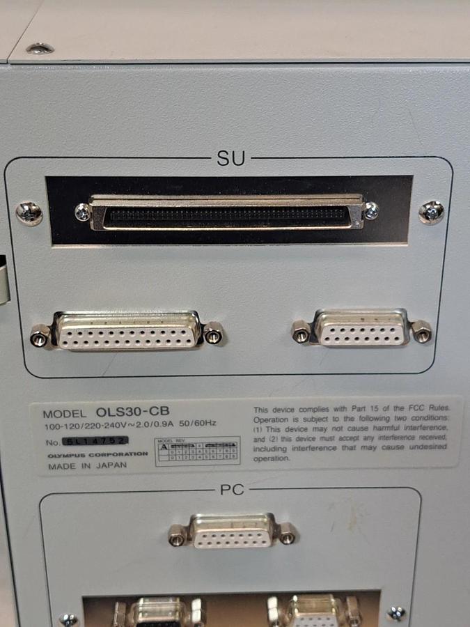 Used Olympus OLS30-CB LEXT OLS3000 Confocal Microscope Ctrl Box Unit, Used/ Powers On