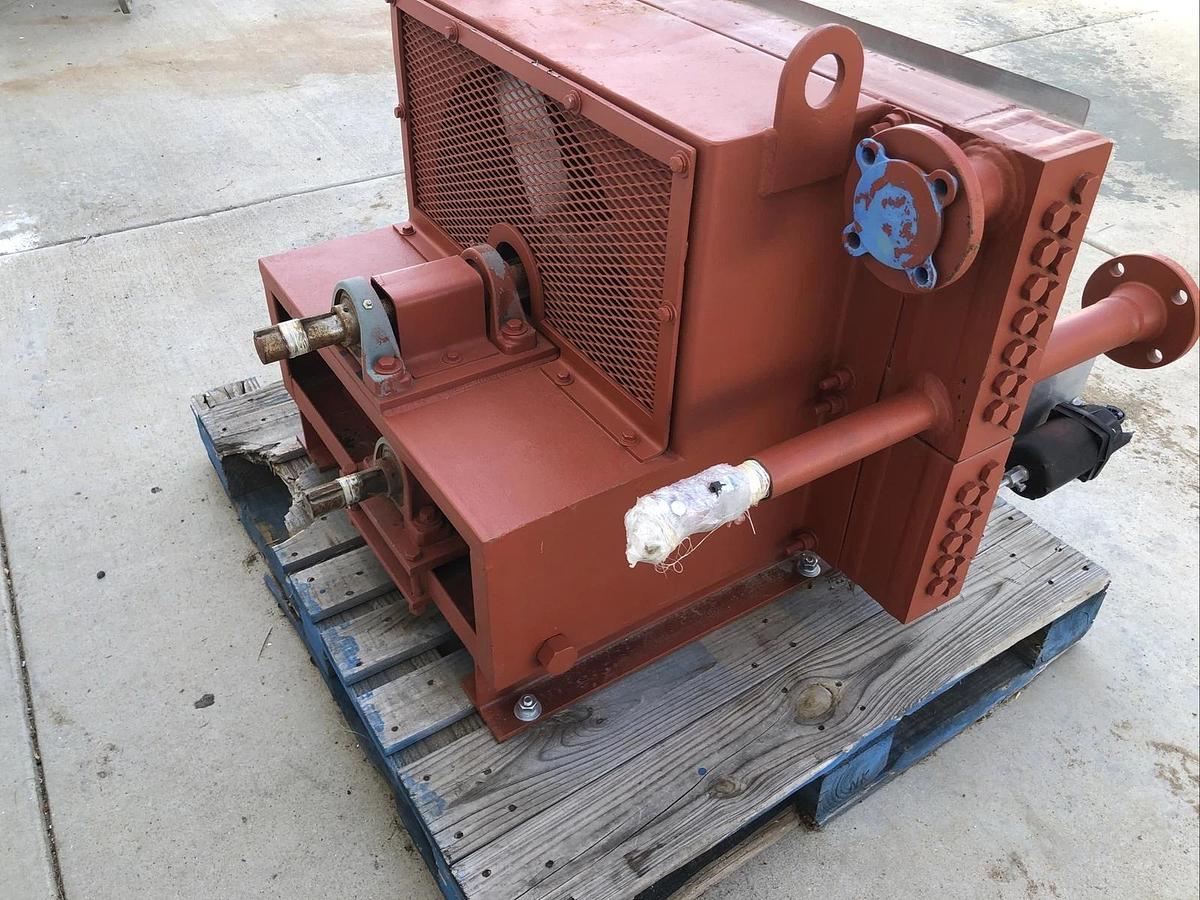 Industrial OIL COOLER, Very Large Oil Cooler Direct Drive Dual Blocks See Desc*-