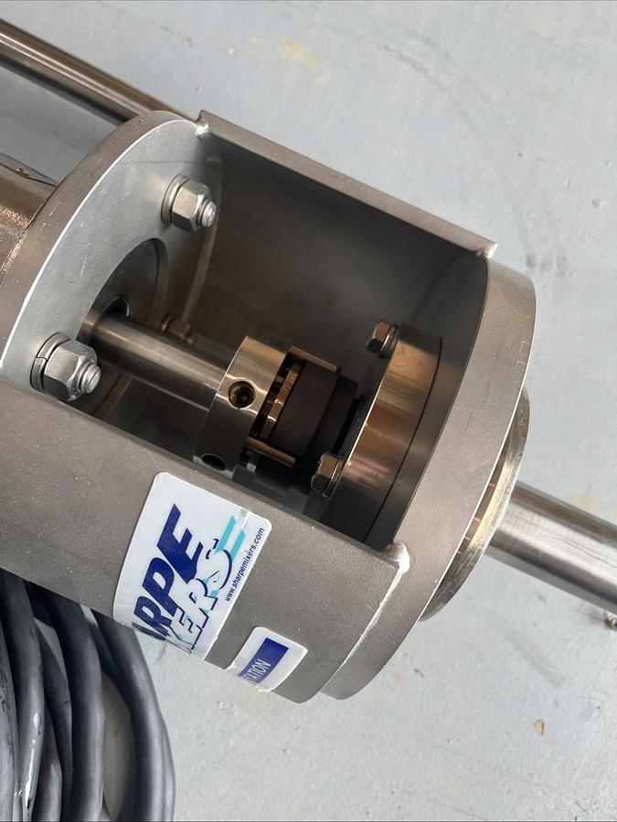 Used NEW 36" Sharpe Mixers SSFGM-033VF Stainless Steel Gear Drive Mixer/Motor | USA