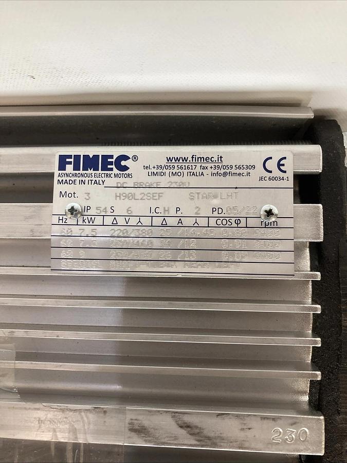 Used NEW Fimec H90L2SEF Electric Motor Shaft-T Box Rear LEFT | U.S.A. SELLER