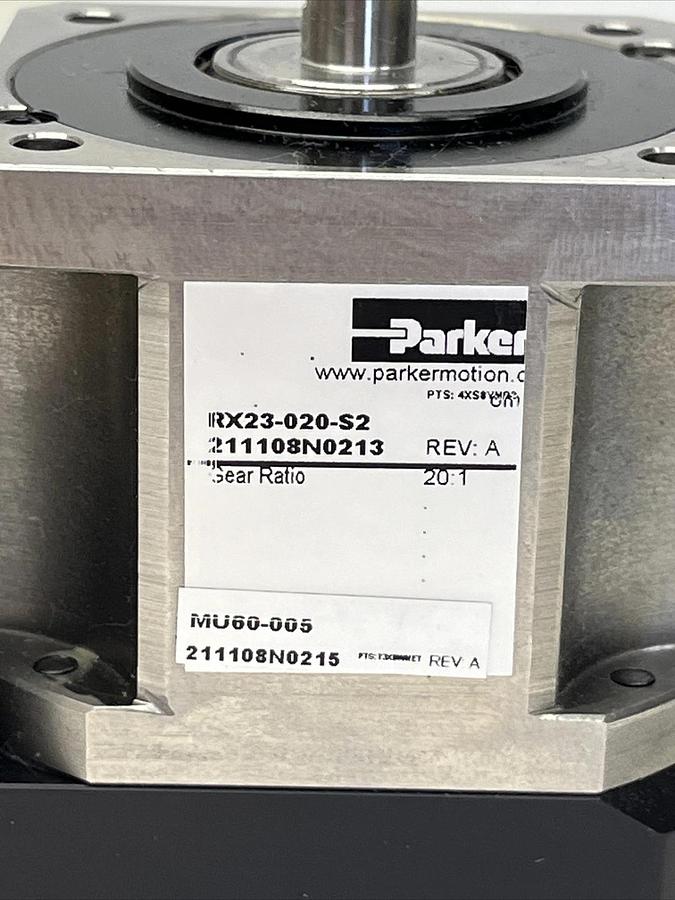 (New) PARKER RX23-020-S2 (RX23020S2) Gearmotor Stealth Gearhead RX Rev. A 20:1*-