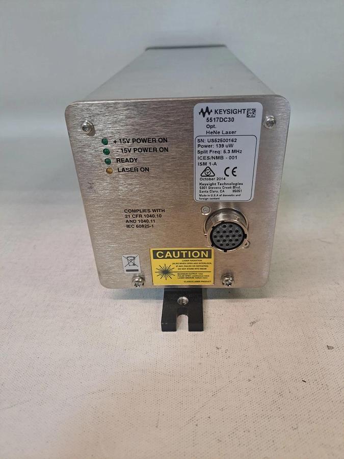 Used Keysight 5517DC30 Dual Frequency Laser Head 139uW US52500162 USED??/Untested