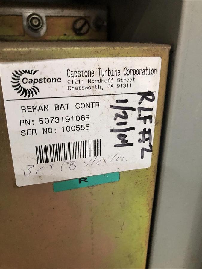 Used Capstone Microturbine  330 Turbine NatGas 3PH 480V 28kW (?)Generator Untested