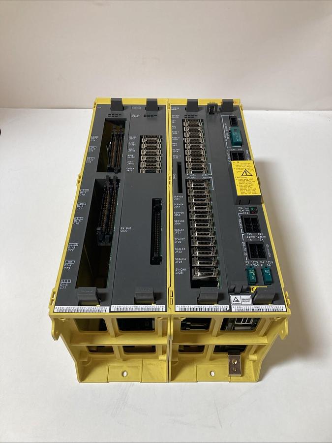 Used FANUC Roboshot Control Module Rack: I/O, Monitor, FS16/18 MAIN, PSU AI | WORKING