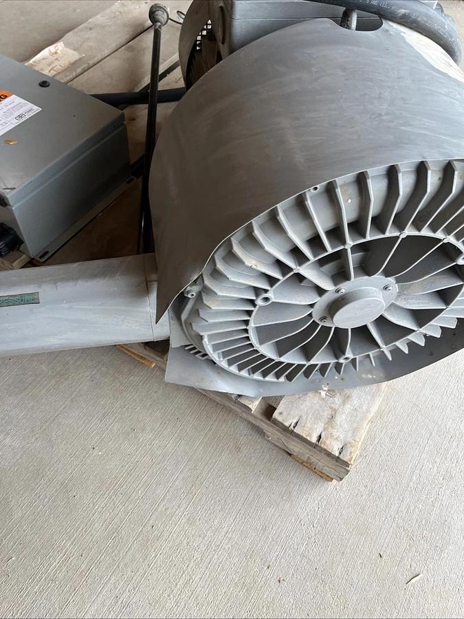 Used Good, Installed Republic HRC1102 High-Pressure Regenerative Blower | USA SELLER