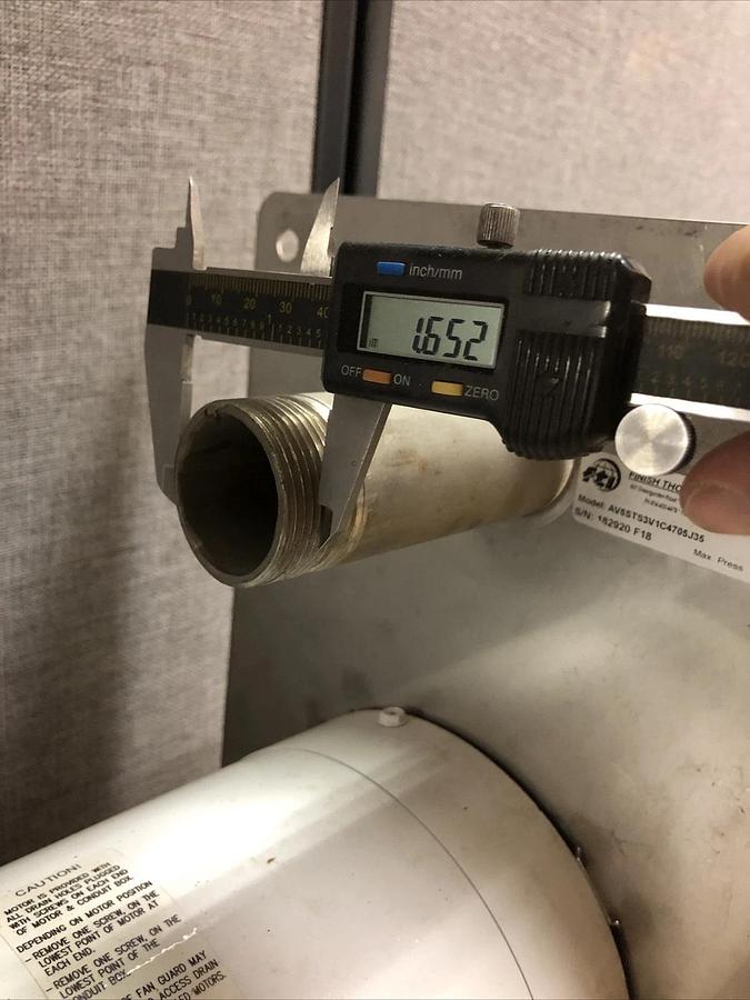 Finish Thompson av5sts3v1c4705J35 Centrifugal 3’ Sump Pump Stainless 3HP 208/460