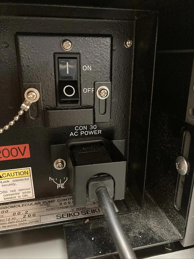 Used Seiko Seiki Turbomolecular Pump Control Unit SCU-300 POWERS ON UNTESTED | U.S.A.