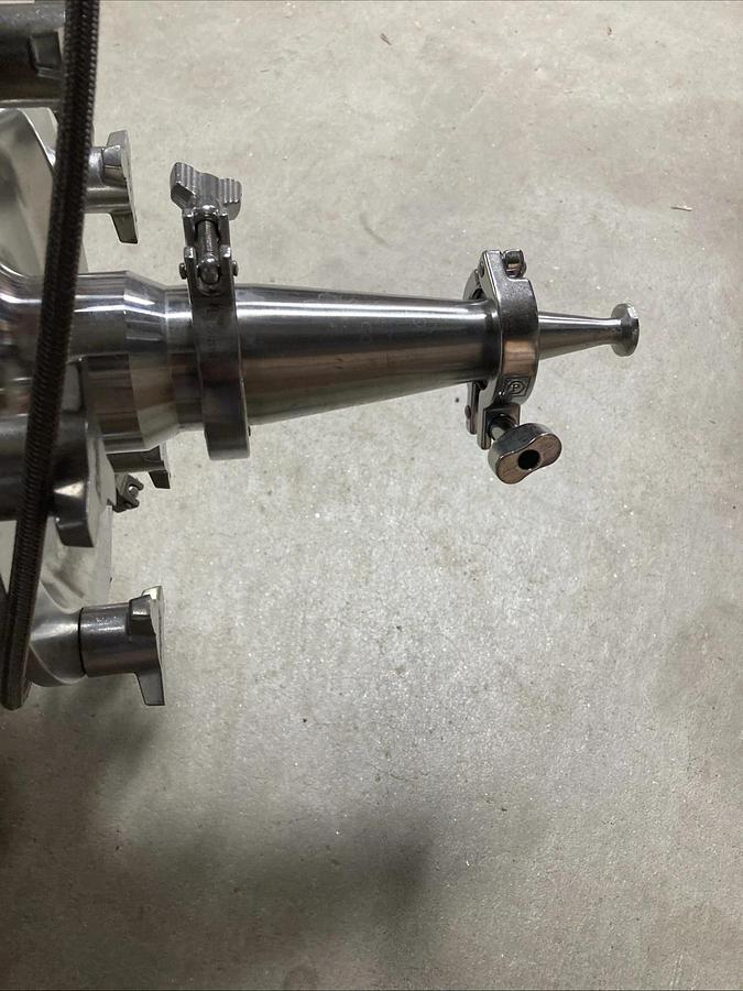 Used FULL SETUP Fristam Pump FPR742-150 and Controller with Stainless Table | U.S.A.