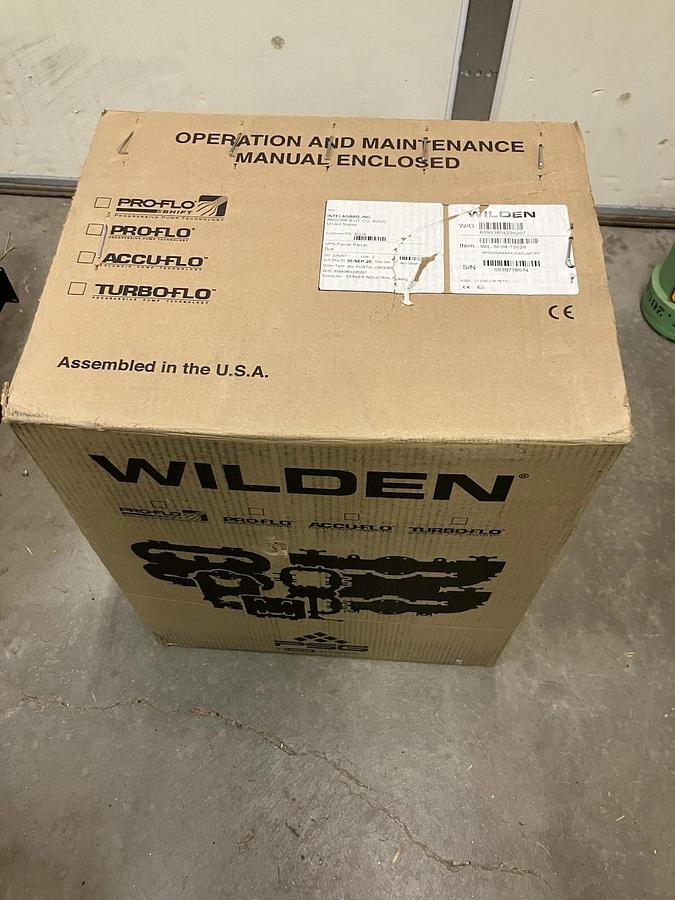 Wilden Diaphragm Pump WIL-SI-04-13528 XPS420/AAAAA/ZWS/WF/WF Diaphragm Pump