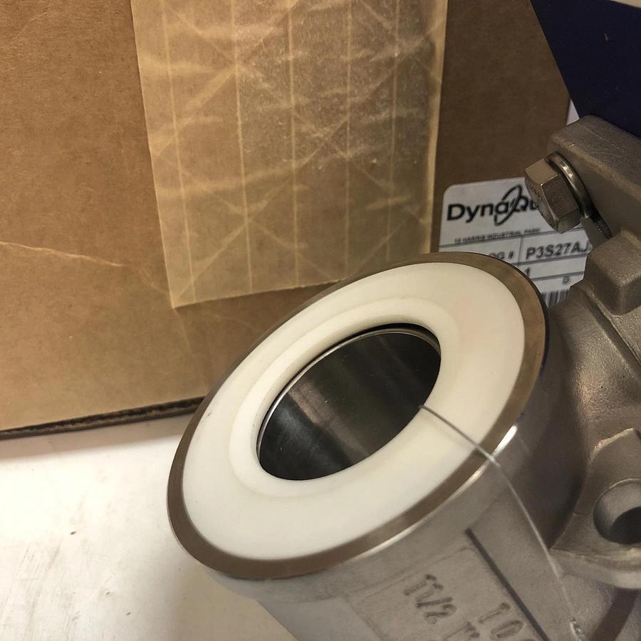 New DYNAQUIP CONTROLS P3S27AJSR07510F Pneumatically Actuated  Two-Way Ball Valve