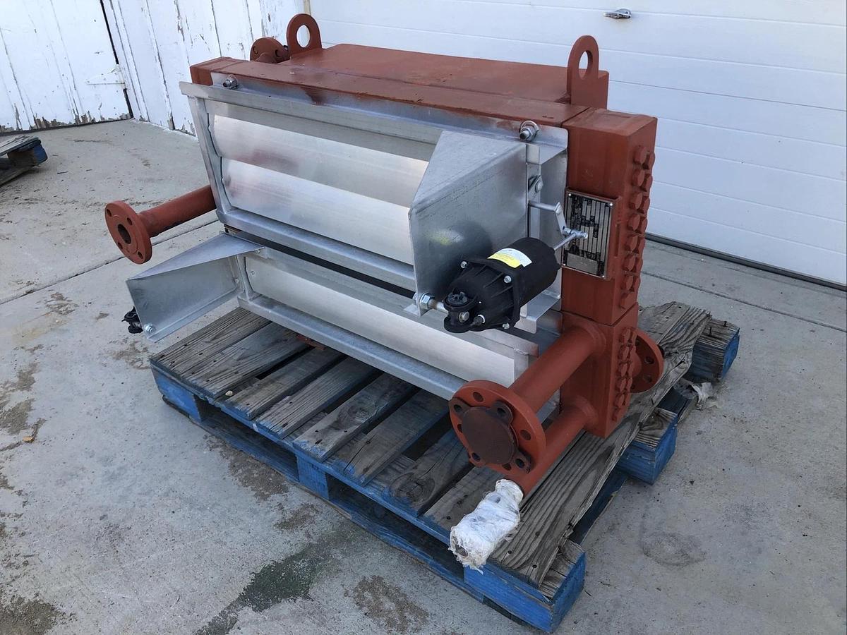 Industrial OIL COOLER, Very Large Oil Cooler Direct Drive Dual Blocks See Desc*-