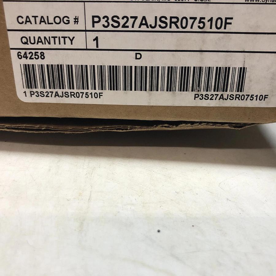 New DYNAQUIP CONTROLS P3S27AJSR07510F Pneumatically Actuated  Two-Way Ball Valve