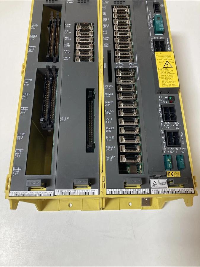 Used FANUC Roboshot Control Module Rack: I/O, Monitor, FS16/18 MAIN, PSU AI | WORKING