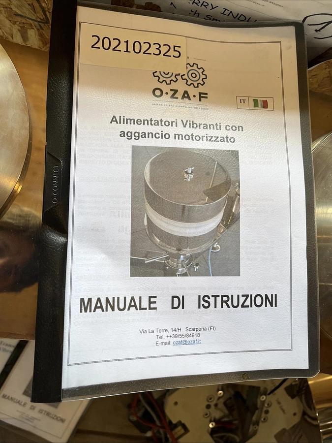 Used 2 O.ZA.F. TS & TV Vibratory Bowl Feeder & Bulk Hopper System | *SEE DESCRIPTION*
