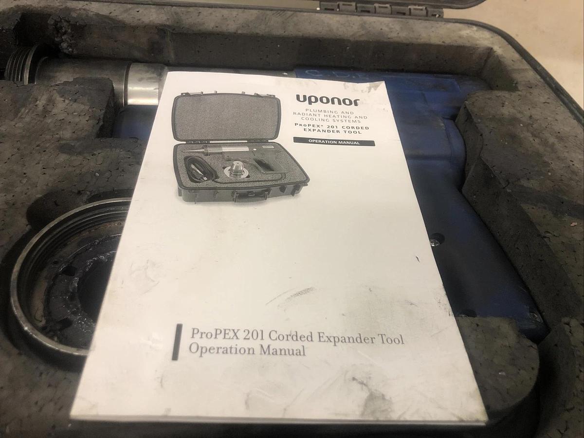 Used 1 Used Uponor ProPEX 201 Corded Expander Tool 2” Pipe Expander Pex Expander
