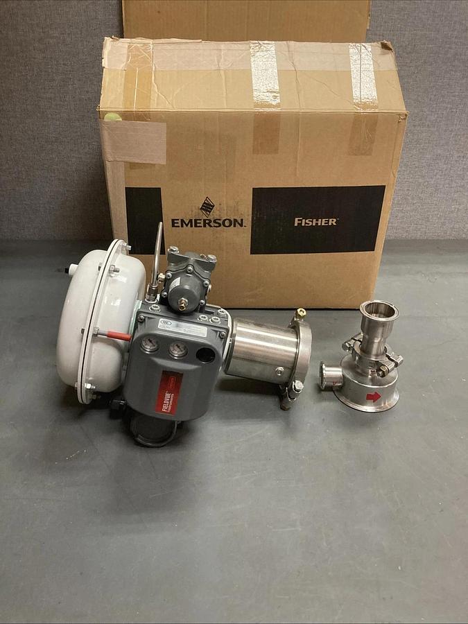Fisher/Baumann 84000 Series 84351SAB Sanitary Control Valve 1-1/2" | USA SELLER
