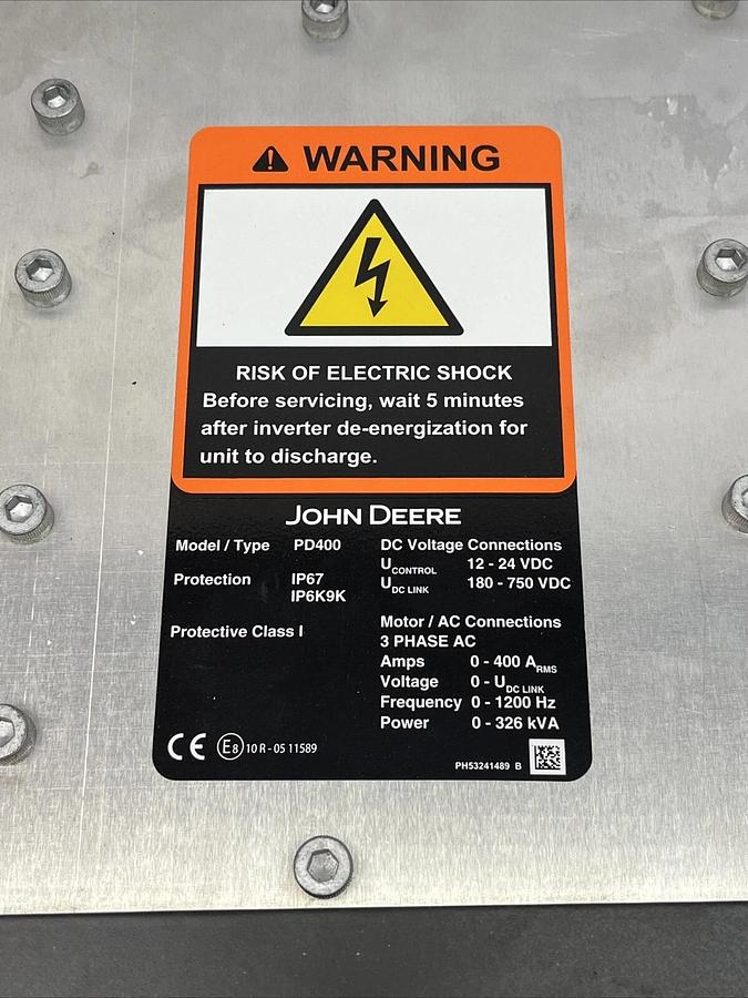 Used New John Deere PD400-S2 1.0 MF Single Traction Inverter 326kVA 400A PH90238480*