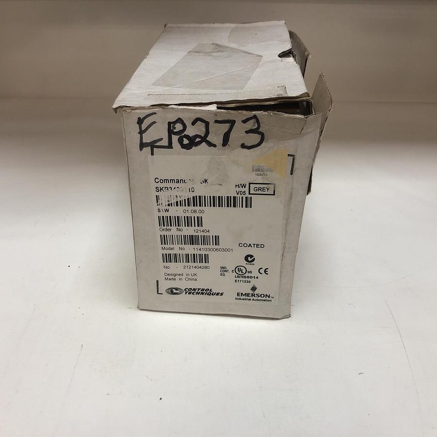 1 New Emerson Nidec Inverter SKB3400110, Control Techniques, Original Box