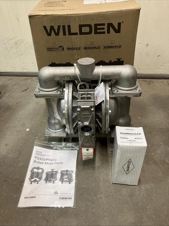 Wilden Diaphragm Pump WIL-SI-04-13528 XPS420/AAAAA/ZWS/WF/WF Diaphragm Pump