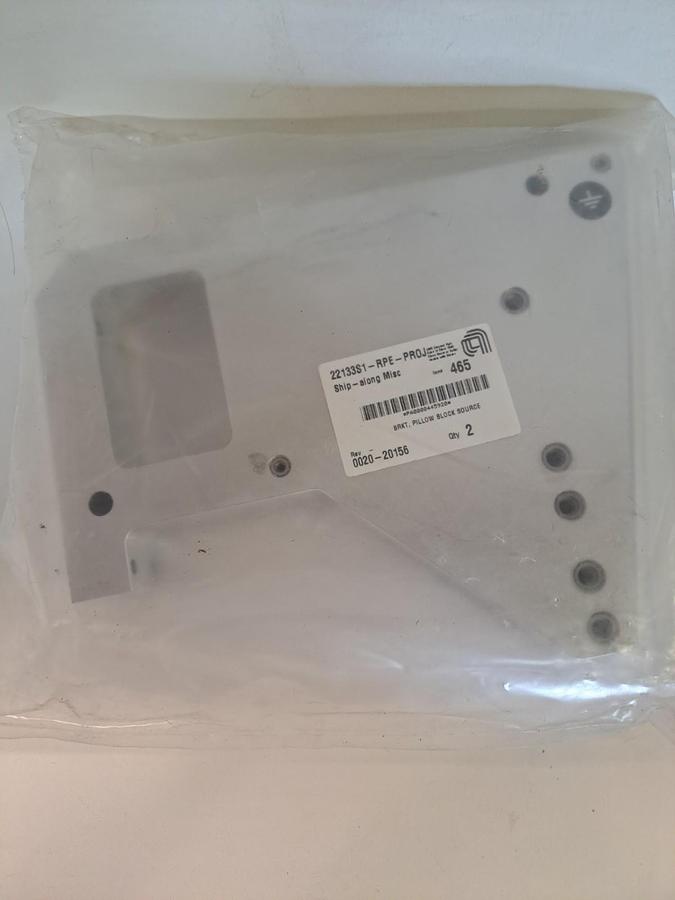 Used Lot of 2 Applied Materials AMAT 0020-20156 BRKT, PILLOW BLOCK SOURCE NEW