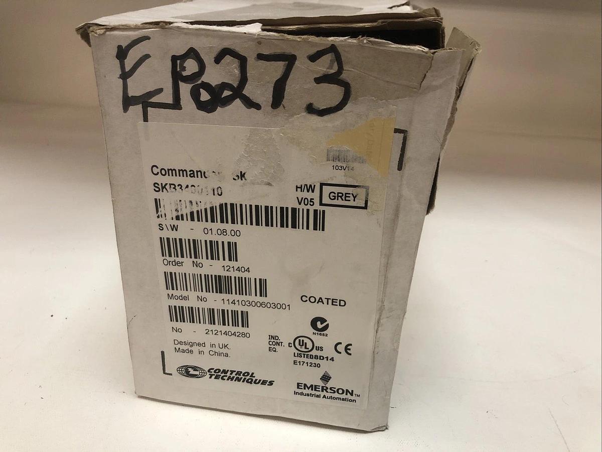1 New Emerson Nidec Inverter SKB3400110, Control Techniques, Original Box