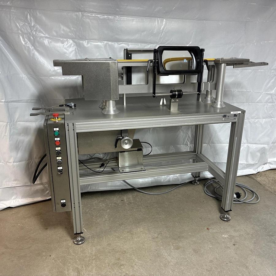 Used Pharmaceutical  Syringe Inspection Station.  Optima Group Pharma. SIE 2012