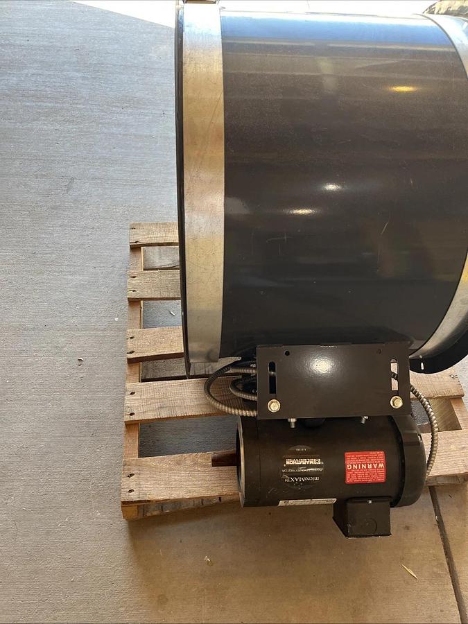 Installed, New? DAYTON 3C411 Tubeaxial Fan Clean Air 24" Blade Steel 3530 RPM