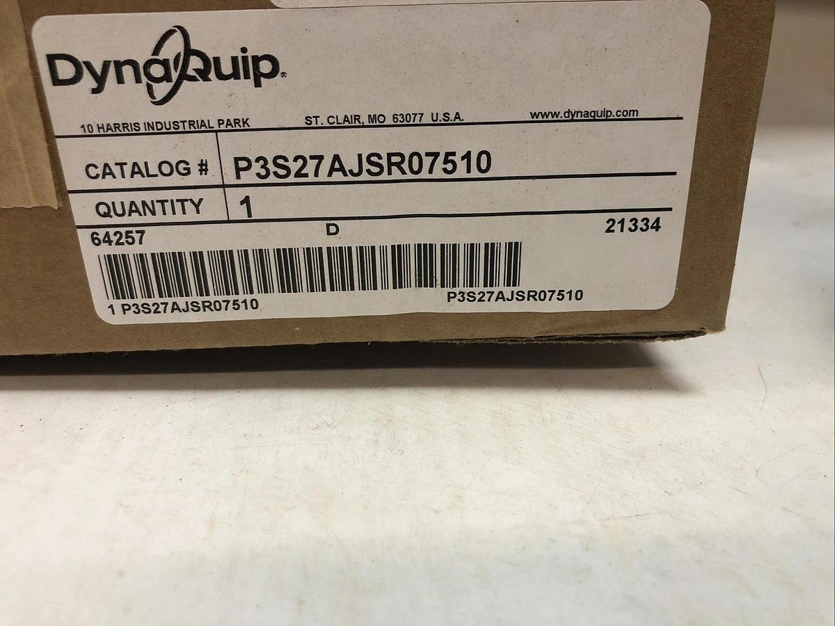 New DYNAQUIP CONTROLS P3S27AJSR07510 Pneumatically Actuated  Two-Way Ball Valve