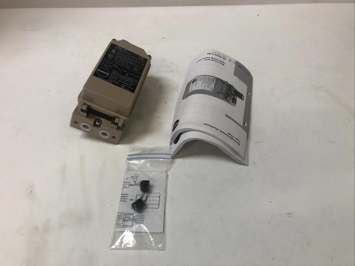 1 New No Box SAMSON 3767 Single-Acting Valve Positioner, 90Psi, 28V Max
