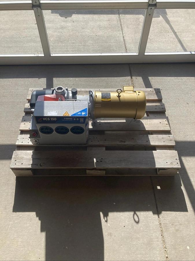 Used NEW Gardner Denver V-VCS 150 (04) Vacuum Pump w/ Baldor Motor | U.S.A. SELLER