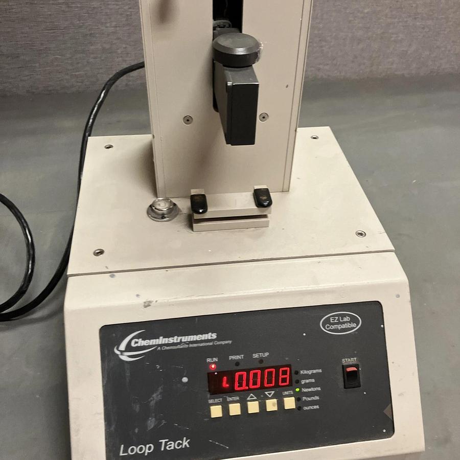 Used ChemInstruments Loop Tack Tester. Power On No Further Testing