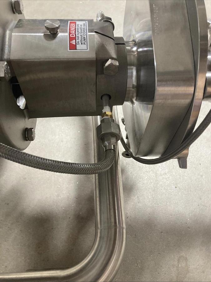Used FULL SETUP Fristam Pump FPR742-150 and Controller with Stainless Table | U.S.A.