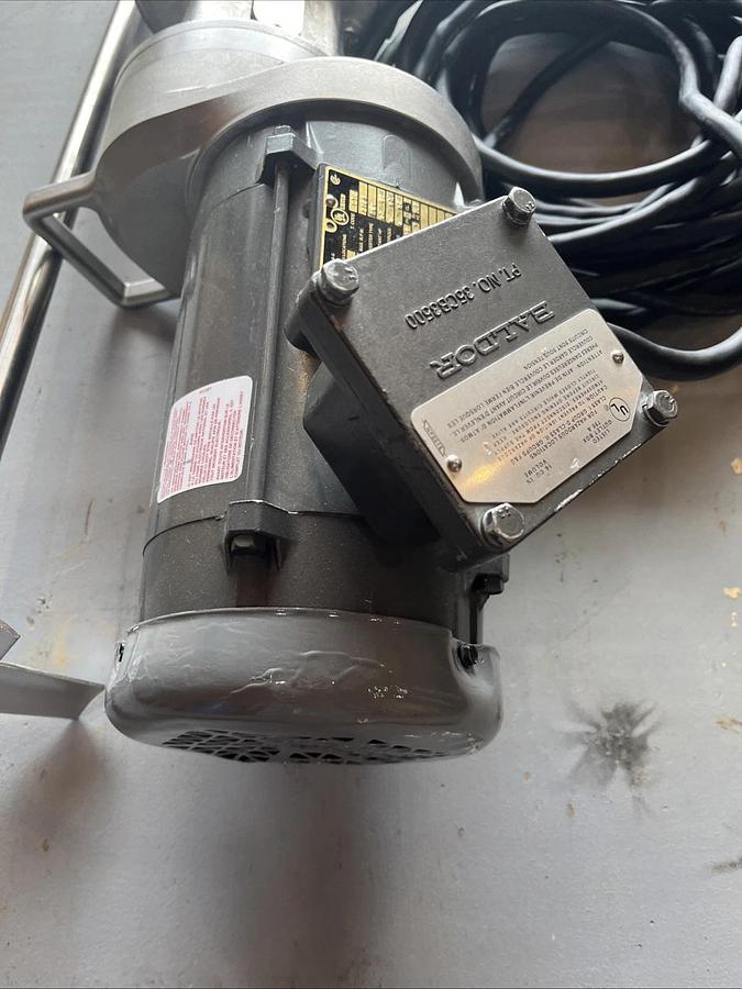 Used NEW 36" Sharpe Mixers SSFGM-033VF Stainless Steel Gear Drive Mixer/Motor | USA