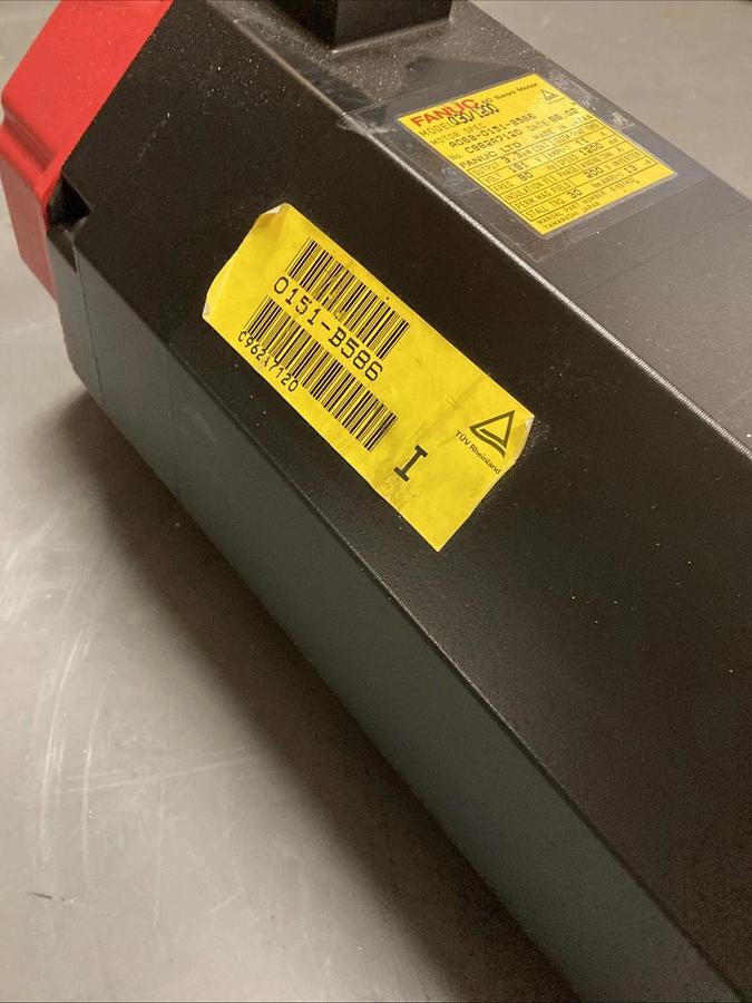Used FANUC A06B-0151-B586 AC Servo Motor A30/1200, WORKING CONDITION | U.S.A. SELLER