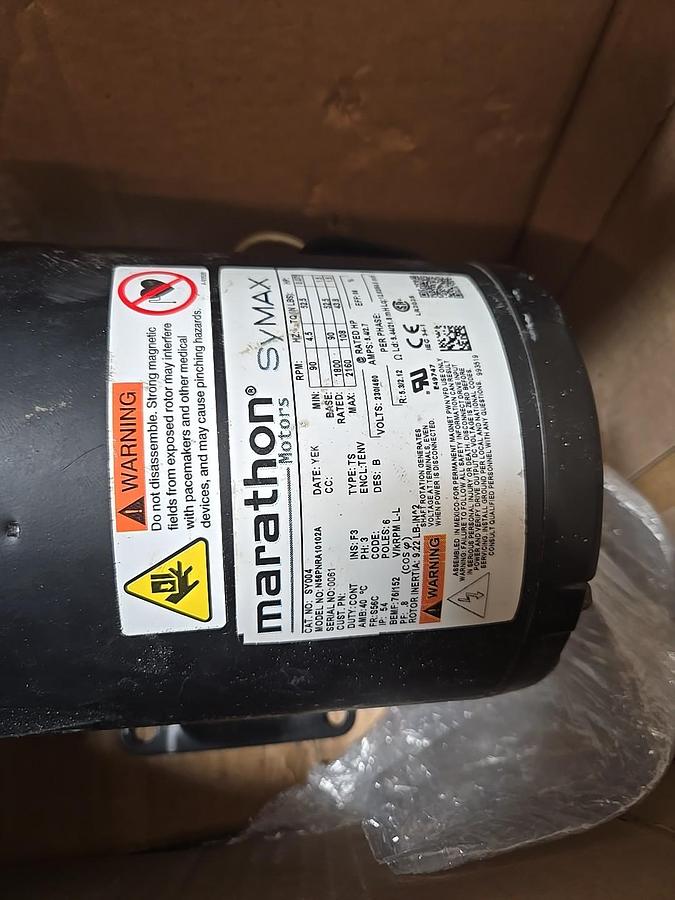 Used Marathon motors 056PNRA10102