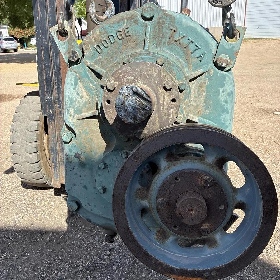 Used DODGE TAPER BORE SHAFT MOUNT GEAR REDUCER 15.23 RATIO TXT715AT 247160