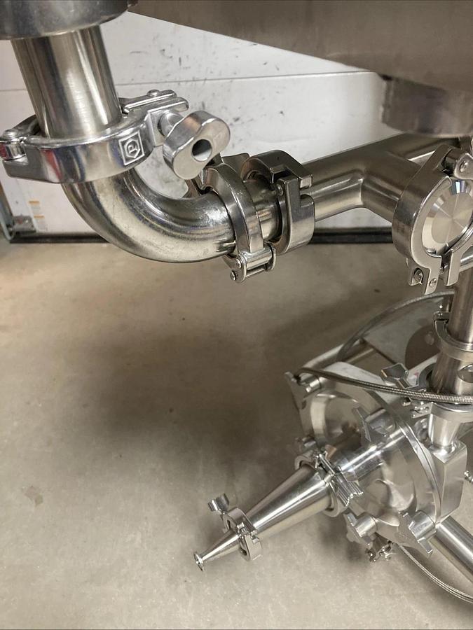Used FULL SETUP Fristam Pump FPR742-150 and Controller with Stainless Table | U.S.A.