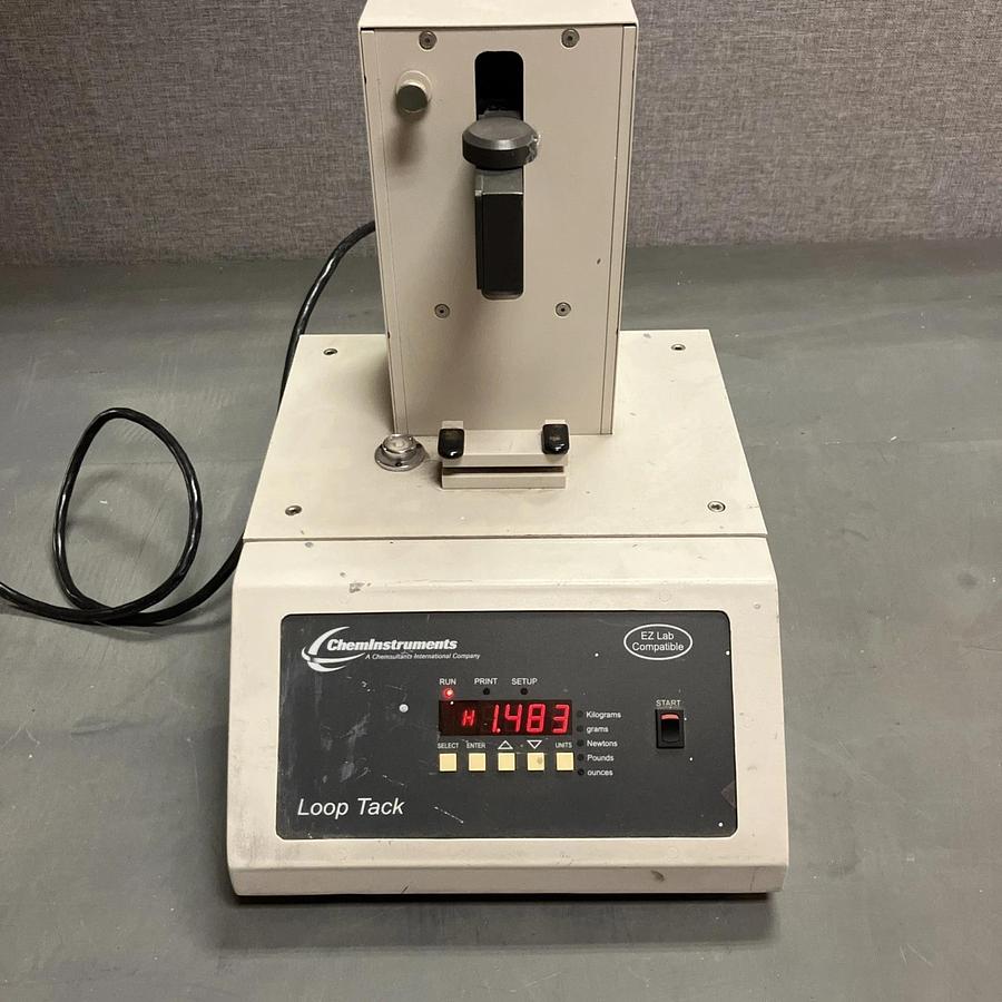 Used ChemInstruments Loop Tack Tester. Power On No Further Testing