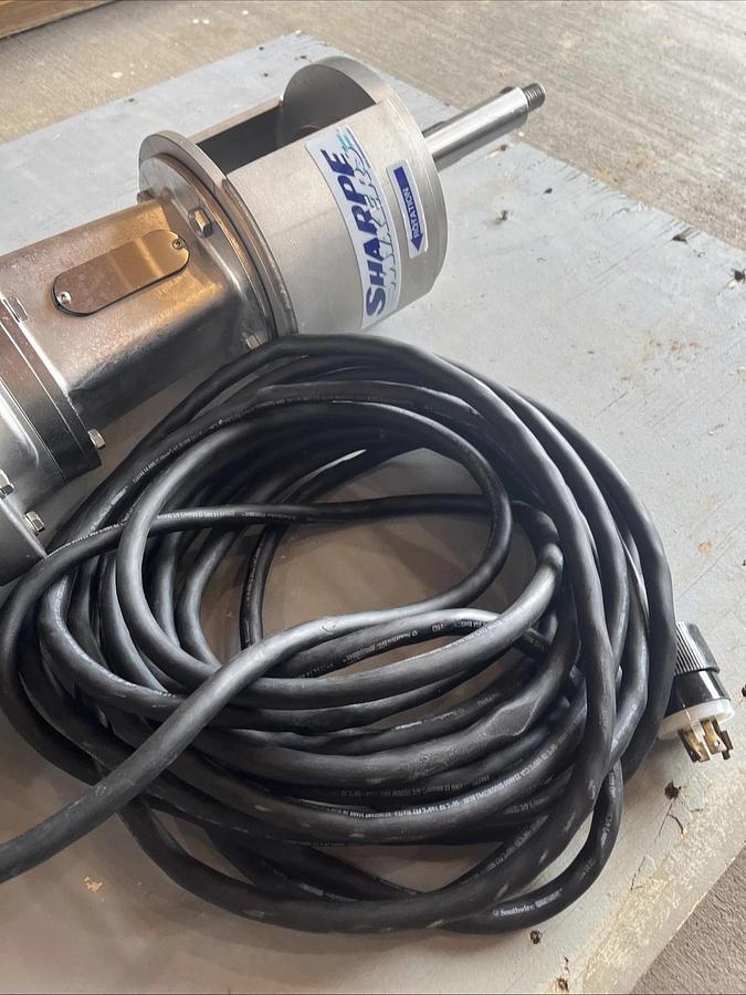 Used NEW 36" Sharpe Mixers SSFGM-033VF Stainless Steel Gear Drive Mixer/Motor | USA