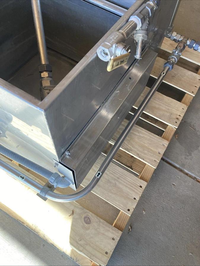 Used Crest Ultrasonic Cleaning Expansion TANK ONLY, 27x17x17 | With Stainless Lid