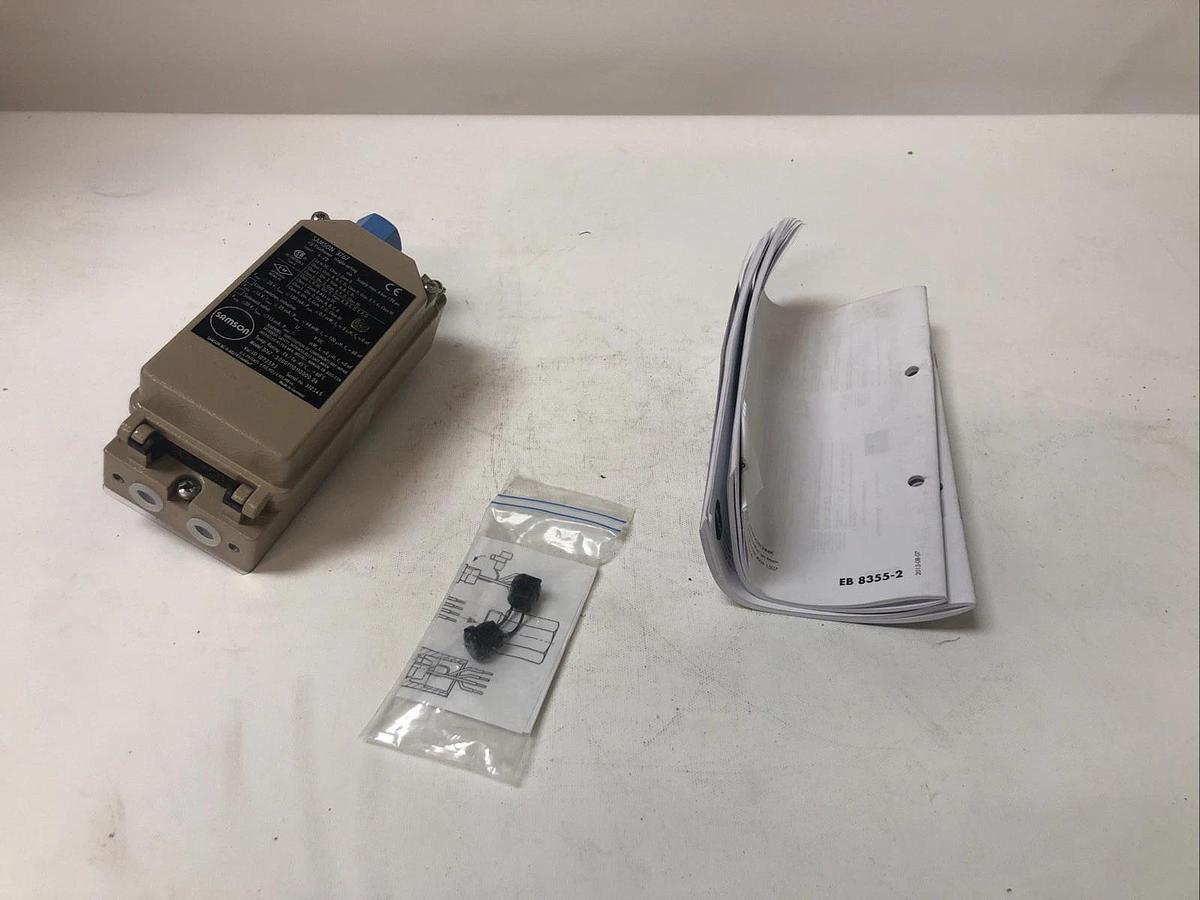 1 New No Box SAMSON 3767 Single-Acting Valve Positioner, 90Psi, 28V Max