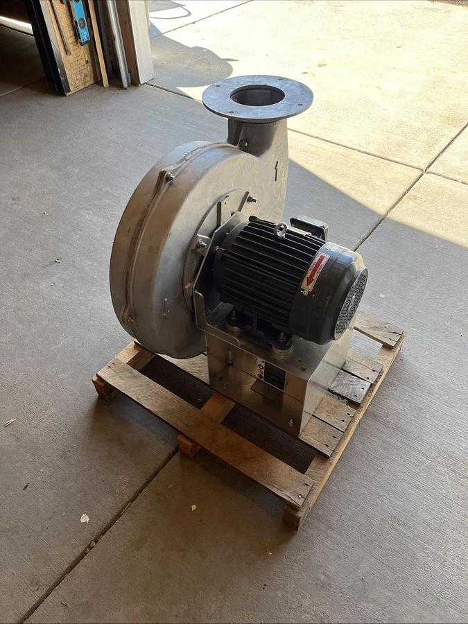 NEW Industrial Centrifugal Blower / Exhaust Fan With Teco Motor | U.S.A. SELLER