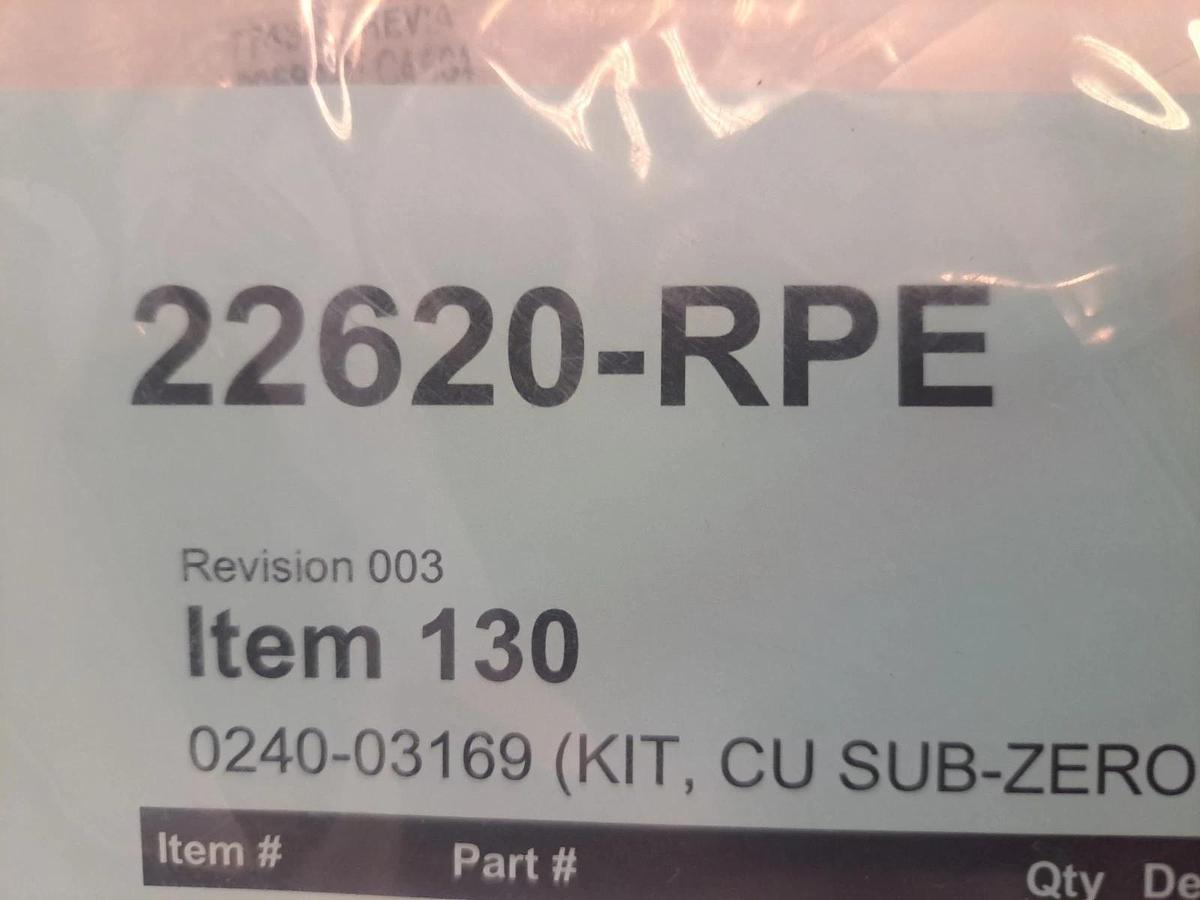 Used Applied Materials AMAT 0240-03169 KIT. CU SUB-ZERO CHILLER REMOTE New