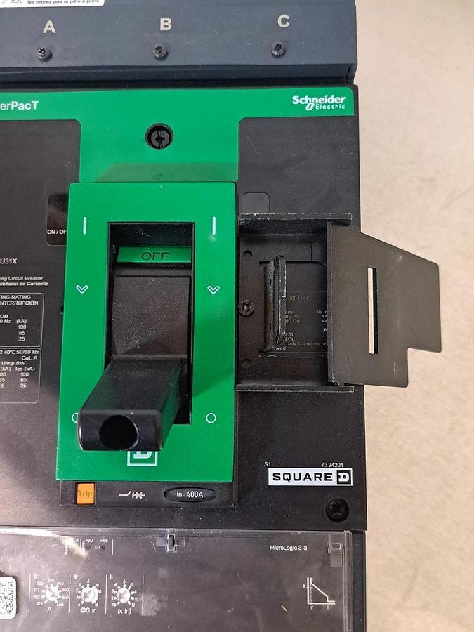 Used Square D  PowerPacT  LJ 400 / LJA36400U31X  Circuit Breaker USED??