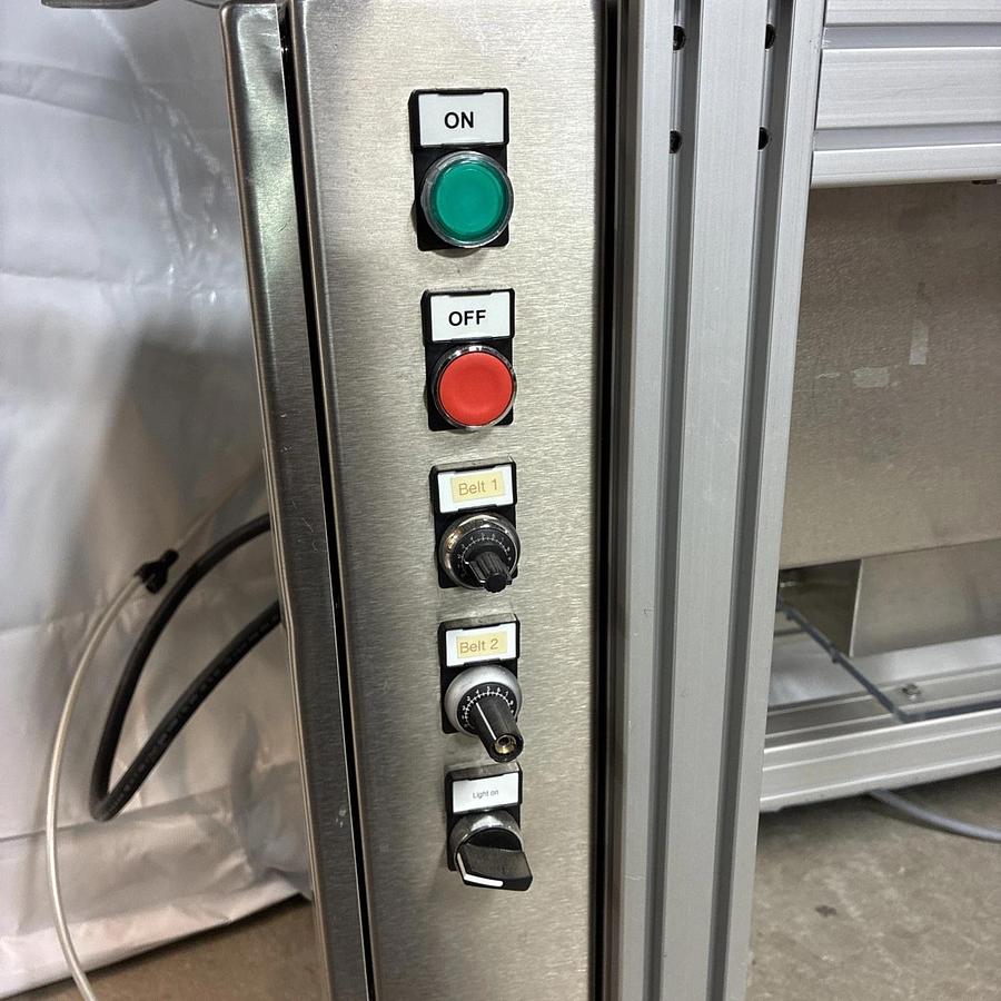 Used Pharmaceutical  Syringe Inspection Station.  Optima Group Pharma. SIE 2012