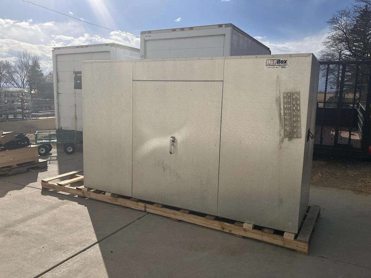 Used Hot Box Aluminum Insulated Enclosure HB6E Class 1 Box Only 108”x39”x65” USED??