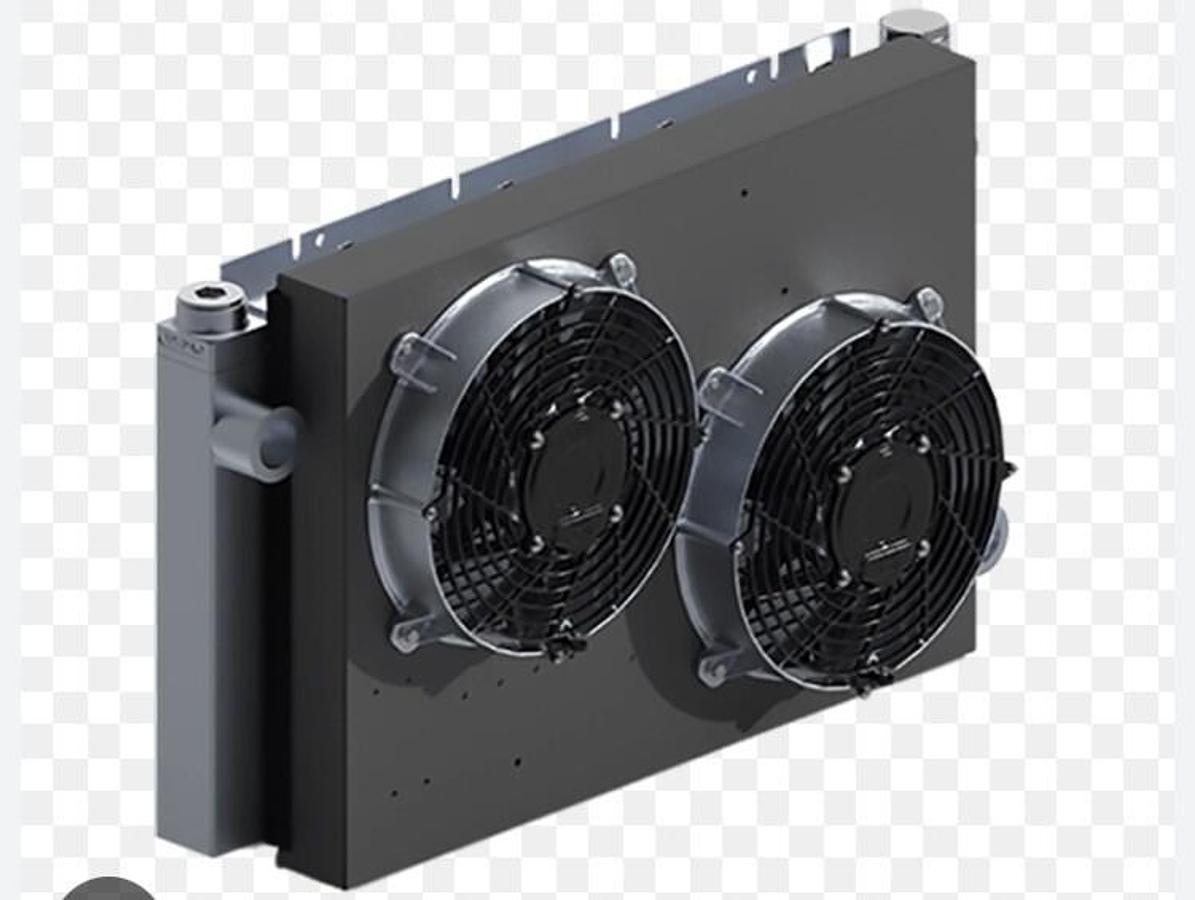 High performance Oil cooler, EMP 2020029123, OK2-3219-12v 2x 11” Fans *-